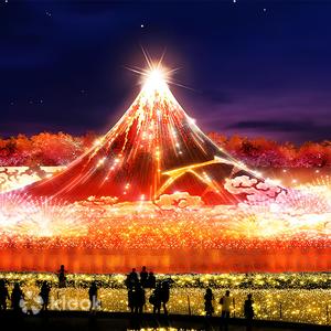 Nagoya Nabana no Sato Illumination & Mitsui Outlet Park Jazz Dream Nagashima Onsen Day Trip | Round Trip from Nagoya