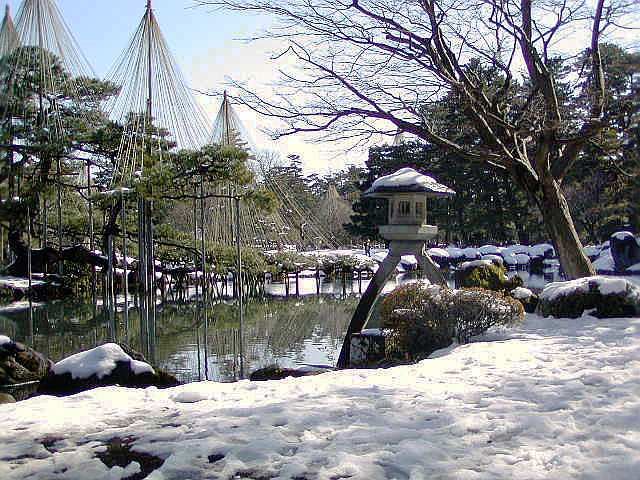 雪吊造景示意
