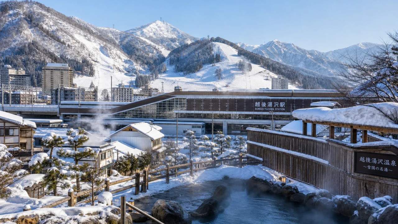 苗場・越後湯澤住宿攻略2026：16間雪場內外飯店精選，滑進滑出、站前溫泉街與接駁巴士怎麼選