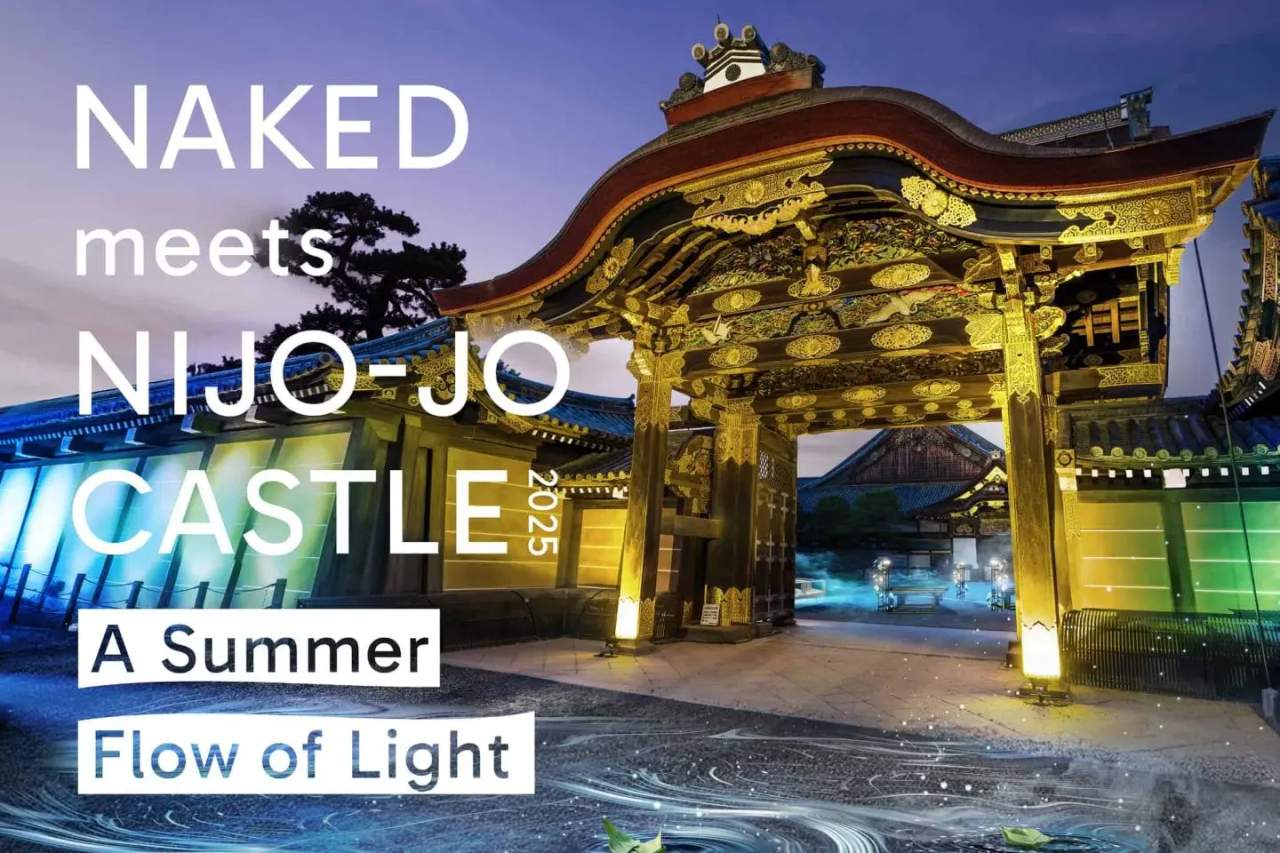 夜間點燈光雕秀NAKED meets Nijo-jo Castle