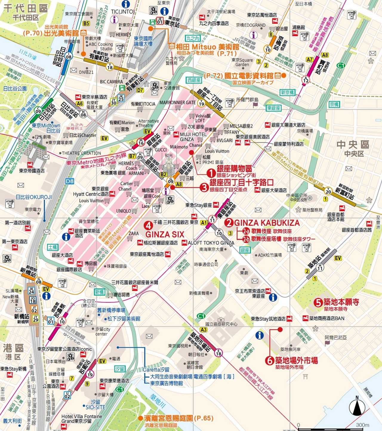 下車地點與轉乘建議