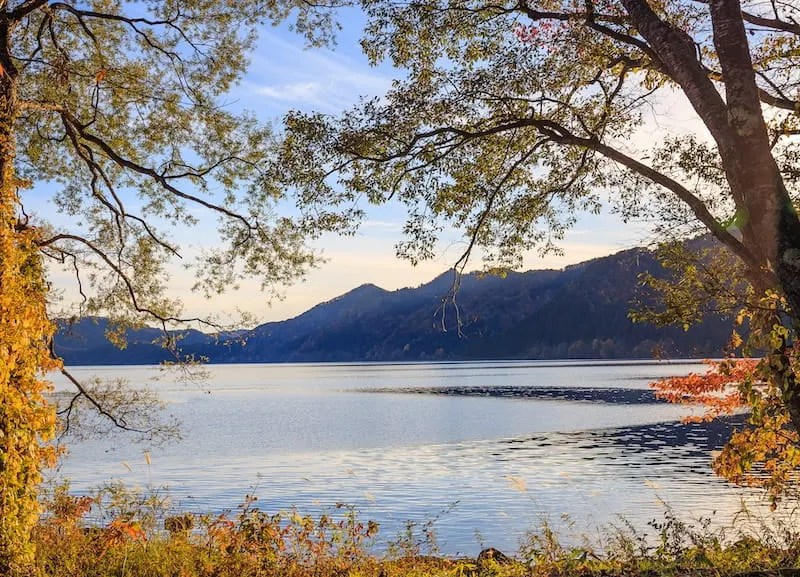 View of Lake Tazawa, Akita