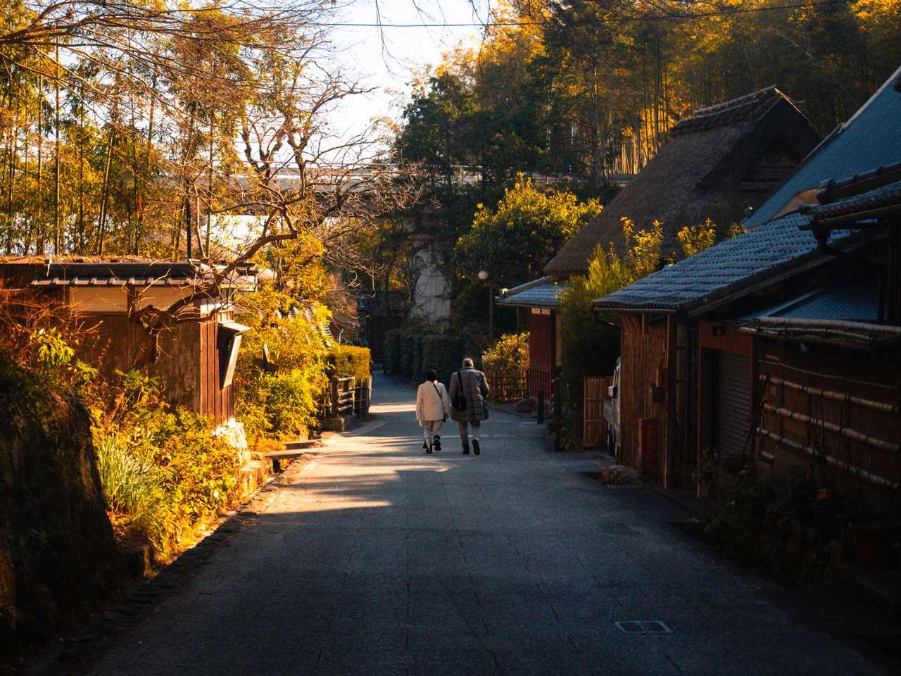 嵐山傍晚街景