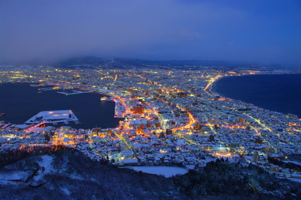 函館山冬季夜景