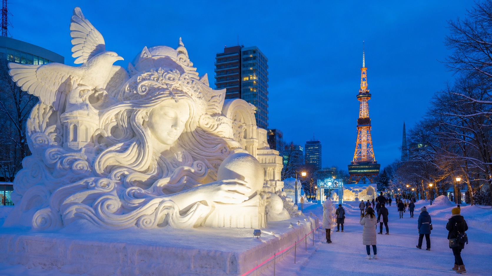札幌雪祭2027攻略：大通會場、薄野冰雕、舉辦日期與交通